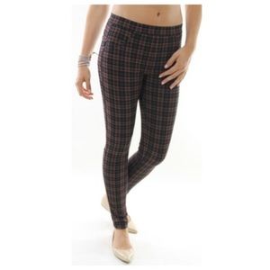 Sanctuary Plaid Skinny Trouser Pants